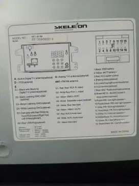 head unit skeleon