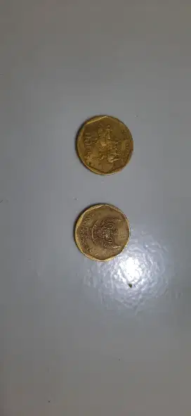 Uang koin jadul 100 rupiah karapan sapi tahun 1996