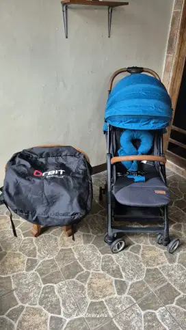 PRELOVED STROLLER BABY ELLE ORBIT+TAS