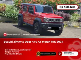 [ LOW KM 2RB ] Suzuki Jimny 5 Door 4x4 AT Merah NIK 2024/2025