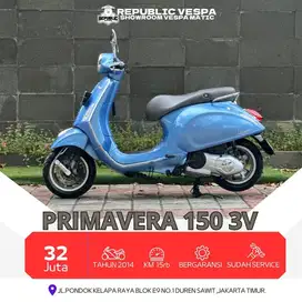 DIJUAL PIAGGIO VESPA PRIMAVERA 150 3V TH 2014 SKY BLUE