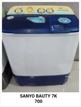 MESIN CUCI 2 TABUNG SANYO BEUATY