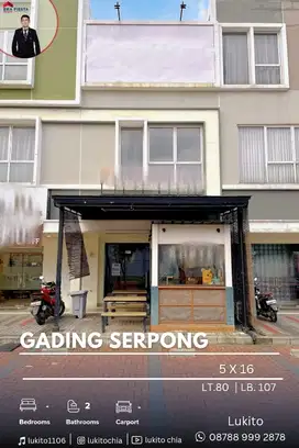 Disewakan Ruko 2 Lantai Siap Pakai di Gading Serpong