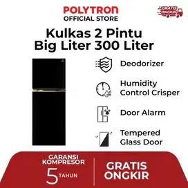 Lemari es polytron Belleza Big PRM 430