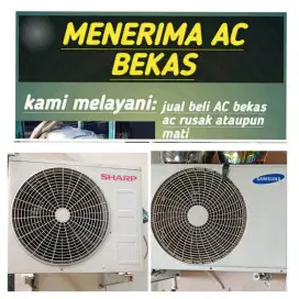 Terima ac bekas rusak