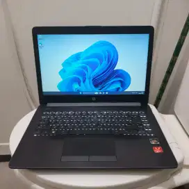 Laptop Editing Desain Merek HP Ryzen 5 ram 8gb ssd 128gb Layar 14 inch