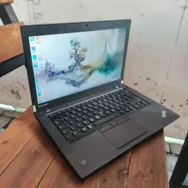 LAPTOP LENOVO THINKPAD T450 CORE I5 RAM 8GB SSD 256GB LAYAR 14 INCH
