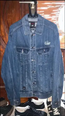 Jual Jacket Jeans Lee Coca Cola