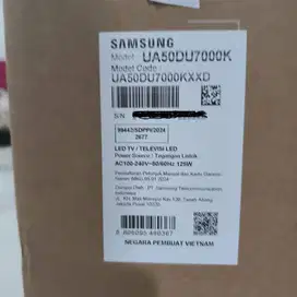 TV Samsung UHD DU7000 Tipe UA50DU7000KXXD 50 inch