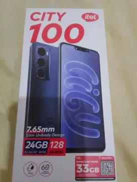 Itel city 100 warna biru