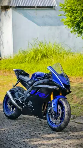 Yamaha R6 2020 Blue Race Facelift, modif mayan, unit no minus