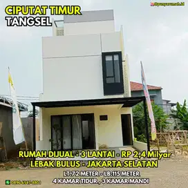 Rumah Dijual Di Dekat Lebak Bulus MRT Jakarta Selatan Akses Strategis