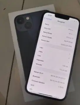 Jual Cepat! Iphone 13 128gb Ibox Midnight