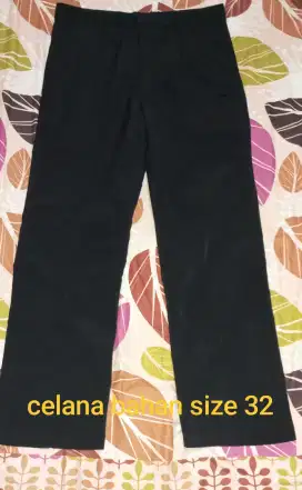 celana kain hitam polos