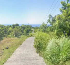 Tanah View Laut dan Gunung di Tulamben Karangasem Bali