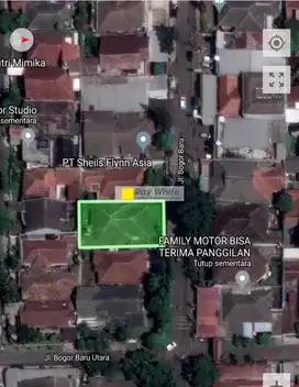 disewakan ruang usaha di jalan raya bogor baru dekat IPB