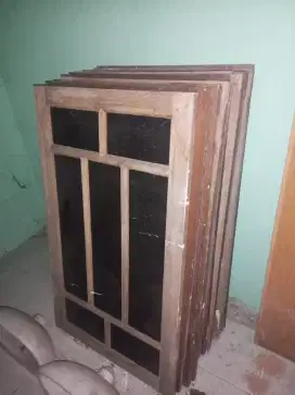 Daun jendela jati kualitas ok