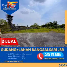 GUDANG DAN LAHAN LUAS DI 0 JALAN BANGSALSARI JEMBER