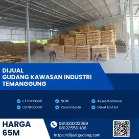 Dijual Gudang Strategis di Temanggung luas 1.8 Ha BU!