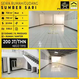 Disewa Rumah Sumber Sari Bagus Strategis