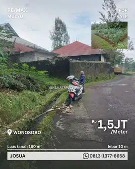 Dijual Tanah Seluas 160 m² Di Area Sejuk