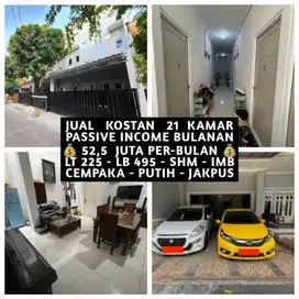 JUAL KOS KOST KOSAN KOSTAN 21 KAMAR DI CEMPAKA PUTIH JAKARTA PUSAT