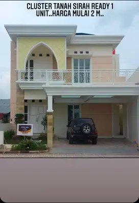 RUMAH 2 LANTAI SIAP HUNI DI CLUSTER