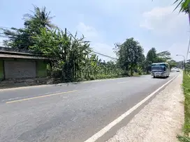 tanah pinggir jalan provinsi cocok buat gudang atau hotel