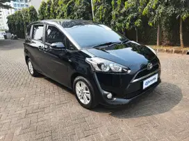 DP 5JT Toyota Sienta 1.5 G AT 2018 Putih CPBLB