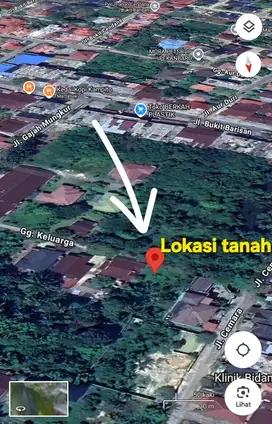 Tanah muran daerah jl Bukit barisan Harapan Raya