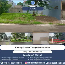 Dijual Kavling di Cluster Telaga Mediteranian Blok P2