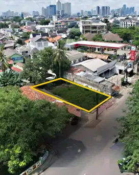 JUAL TANAH KOMERSIL STRATEGIS LUAS 390M2 DI CIPUTAT RAYA PONDOK PINANG