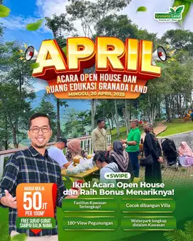 Tanah Murah di Lokasi Wisata Granada Land Bogor Timur