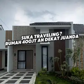 Rumah Dekat Tol & Juanda 400 Jutaan