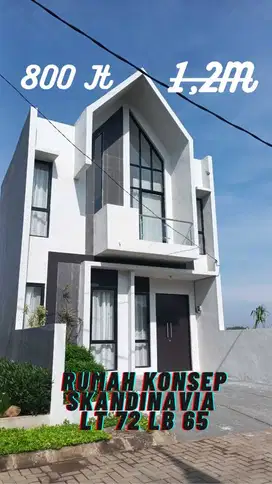 Garden House serpong Rumah Scandinavia Mepet Tangsel