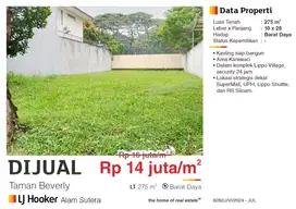 Dijual Kavling Mewah Murah Strategis Dekat Supermall Karawaci