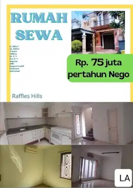 Disewakan Rumah Di Raffles Hills Cibubur