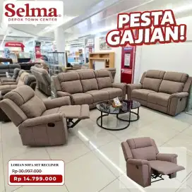 SOFA SET RECLINER SET 14JT AN BISA CICIL