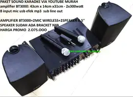PAKET SOUND KARAOKE VIA YOUTUBE MURAH