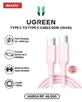 UGREEN TYPE C TO TYPE C CABLE 60W (35441)