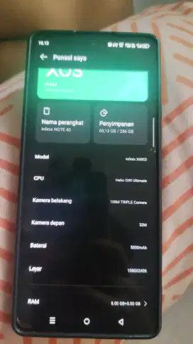 Infinix note 40