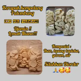 KERUPUK DAN KEMPELANG SUPER ASLI PALEMBANG