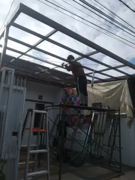 Kanopi atap alderon
