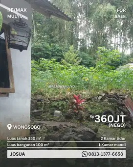 Dijual Tanah dan rumah di Dekat Fasilitas Desa