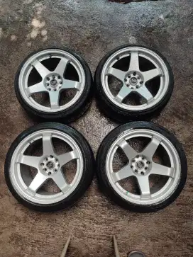 Velg Mobil Celong Belang Rota Concave By JF Luxury R17 dan Ban