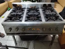 STOVE 6 HOLE STAINLESS STEELL