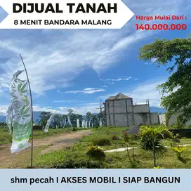 Tanah Pojok DIjual 8 menit Bandara Malang