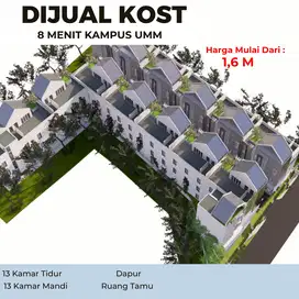 Kost Pojok Dijual 8 menit Kampus UMM Malang