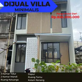 Villa Pojok Dijual Dengan Harga PROMO  10 Menit Alun- Alun Batu