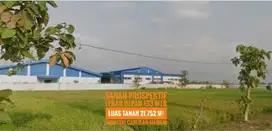 Tanah area Industri LD 133 mtr, dekat Exit Tol CARUBAN, Cantiq
